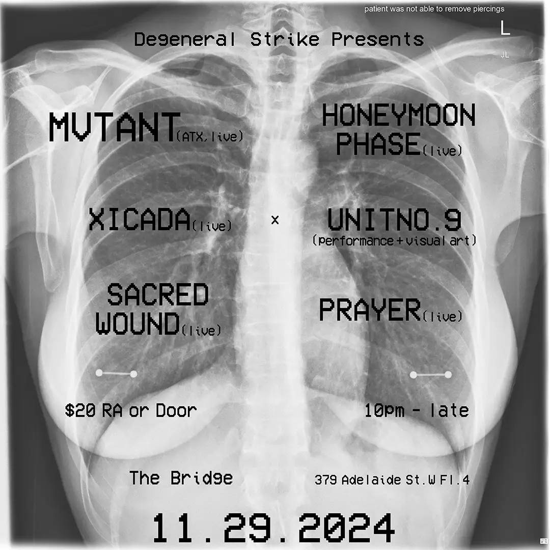 Mvtant with Xicada x Unit No. 9, Prayer, Honeymoon Phase, Sacred Wound