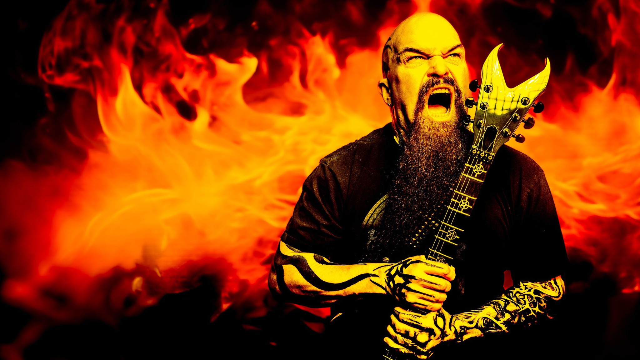 Kerry King with Municipal Waste & Alien Weaponry