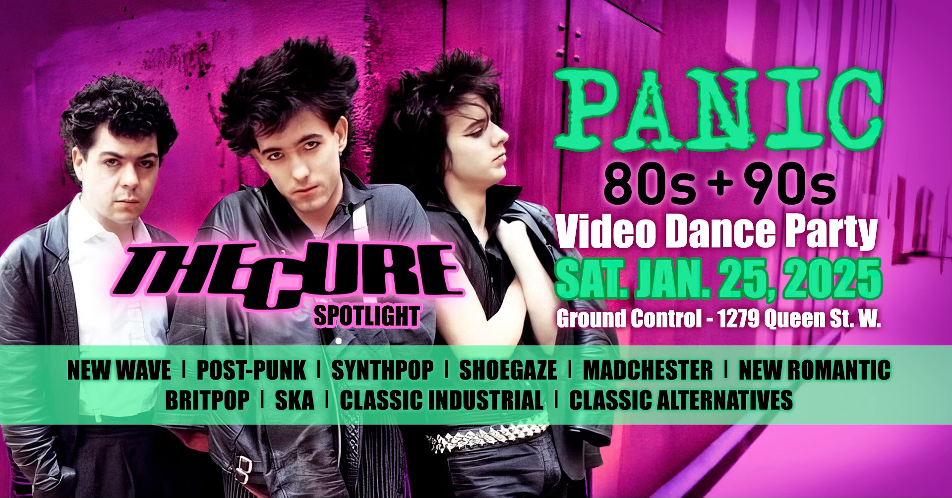 Panic 80s & 90s Video Dance Party - The Cure Spotlight