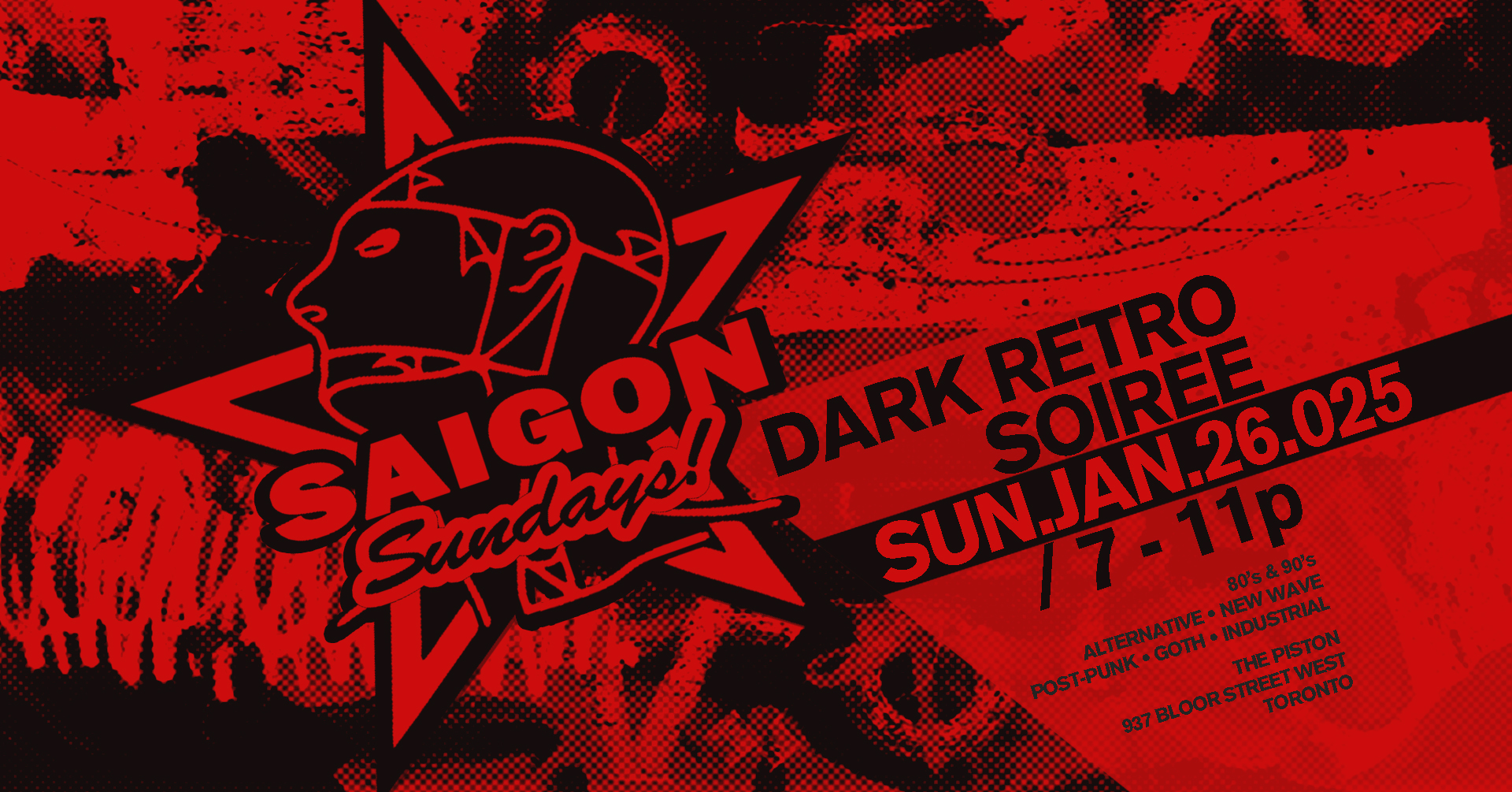 Saigon Sundays Dark Retro Soiree