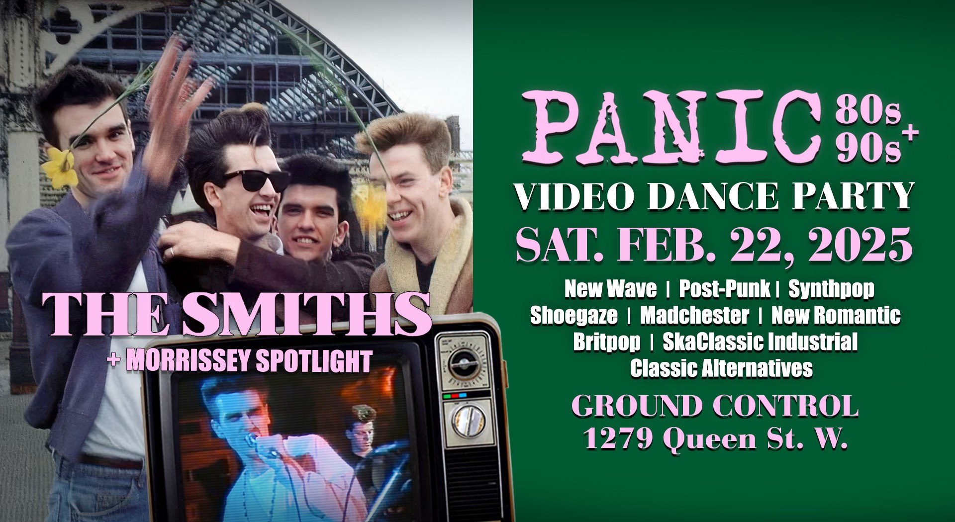 Panic 80s & 90s Video Dance Party - The Smiths Spotlight