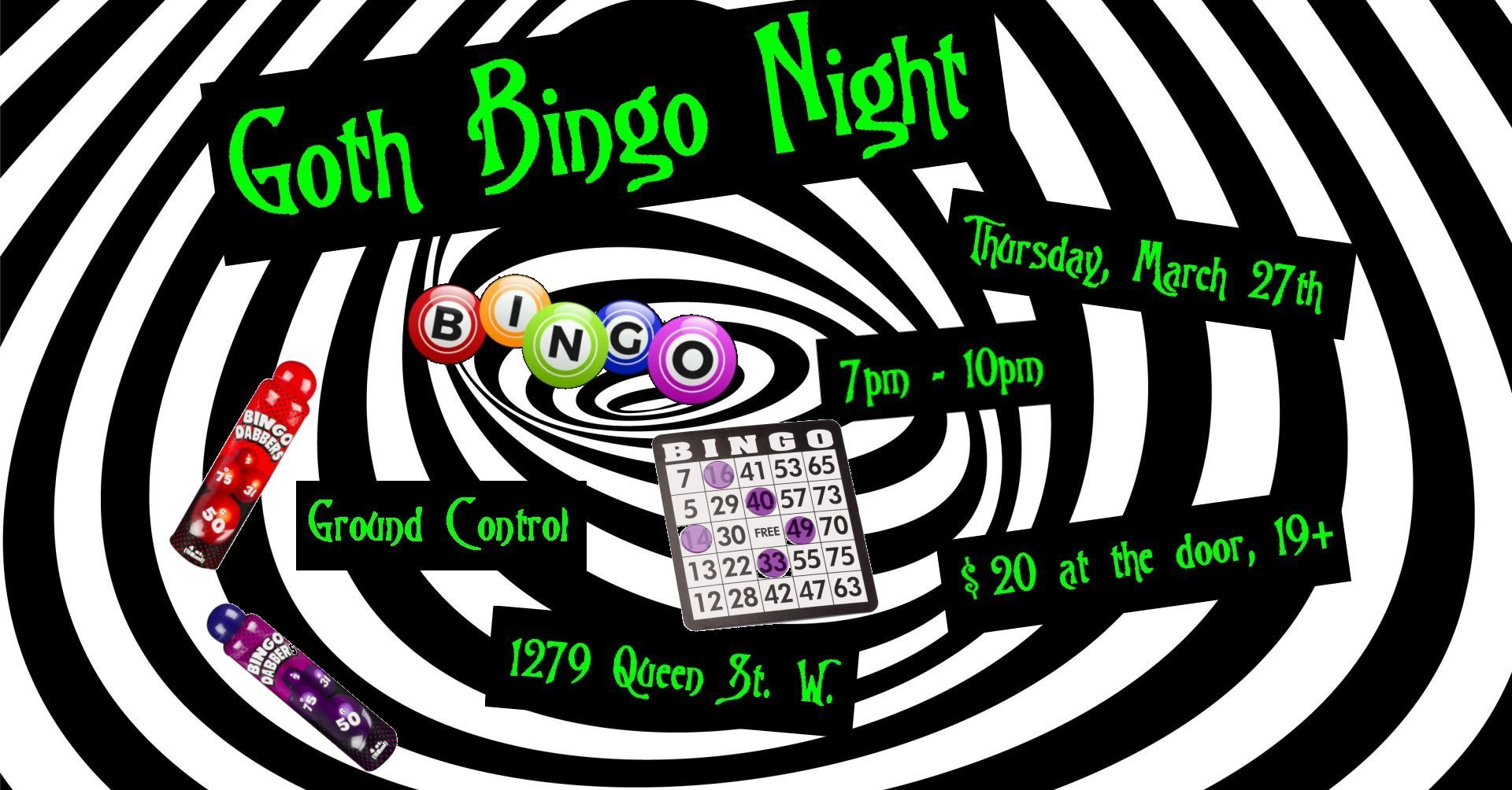 Goth Bingo Night